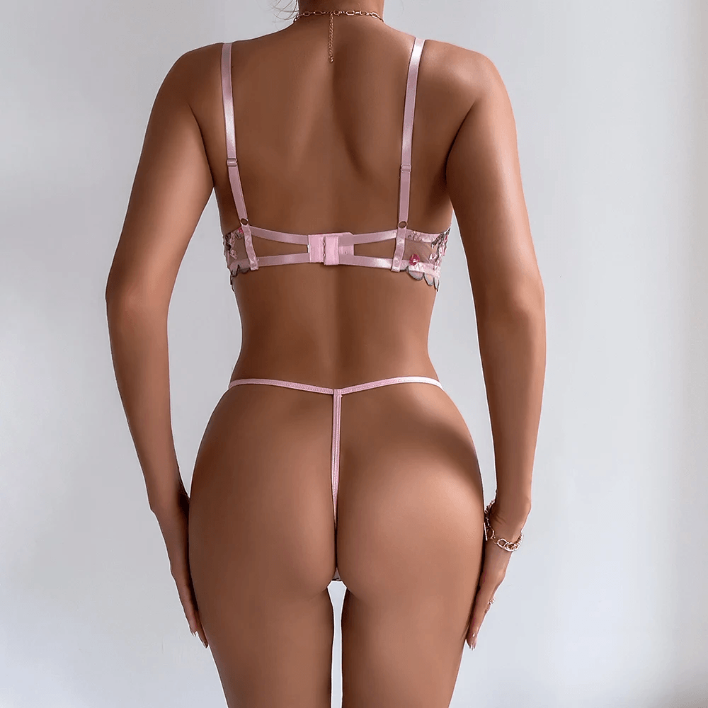 Conjunto de Lingerie FlowerLaceβ’ | O Segredo das Mulheres - savina