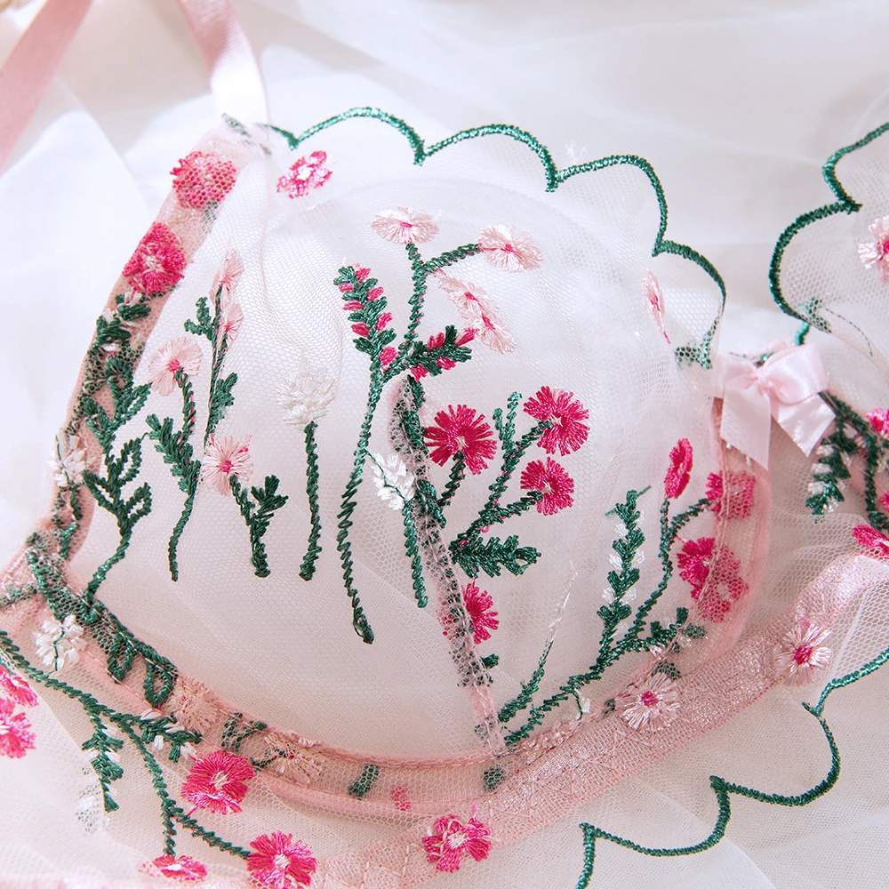FlowerLace Lingerie Set