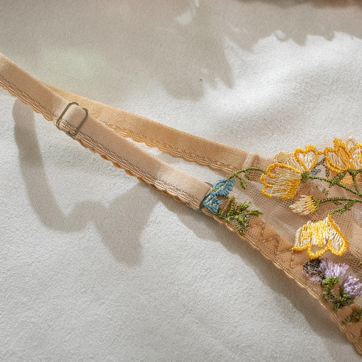 Lace Floral Lingerie Set