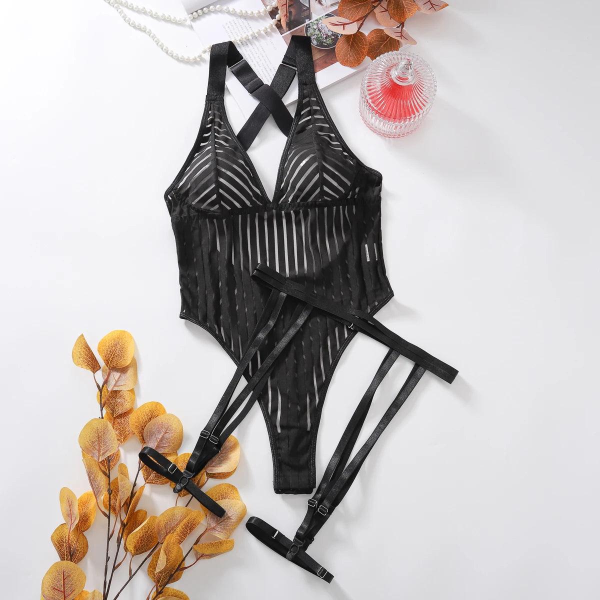Striped Bodysuit