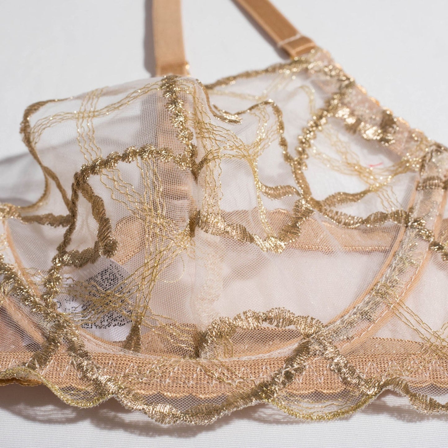 Golden Lines Lingerie Set
