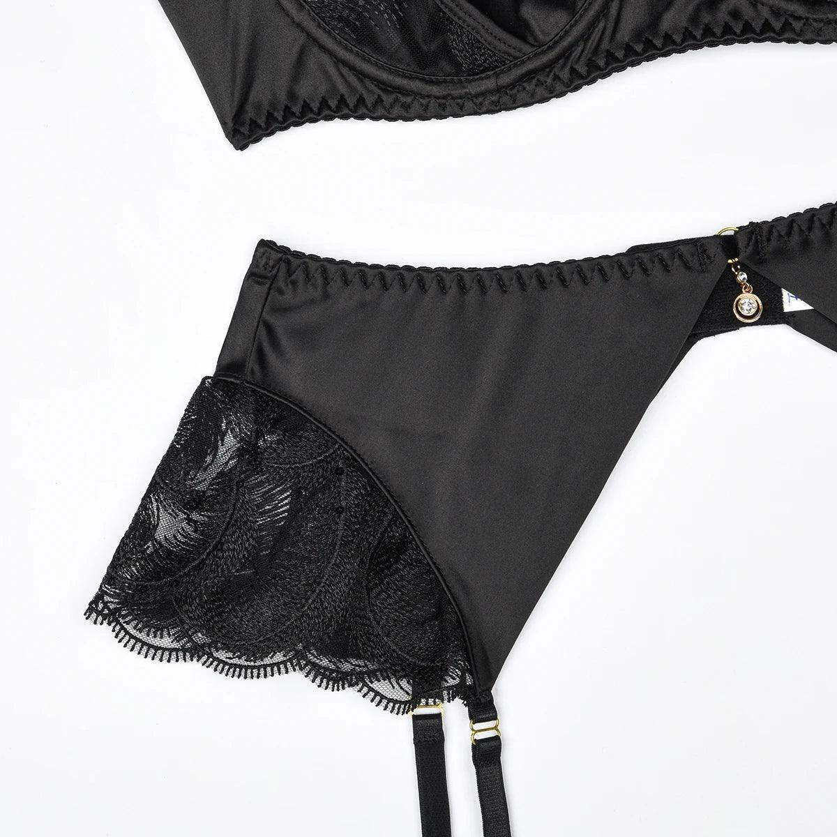Midnight Jewel Lingerie Set