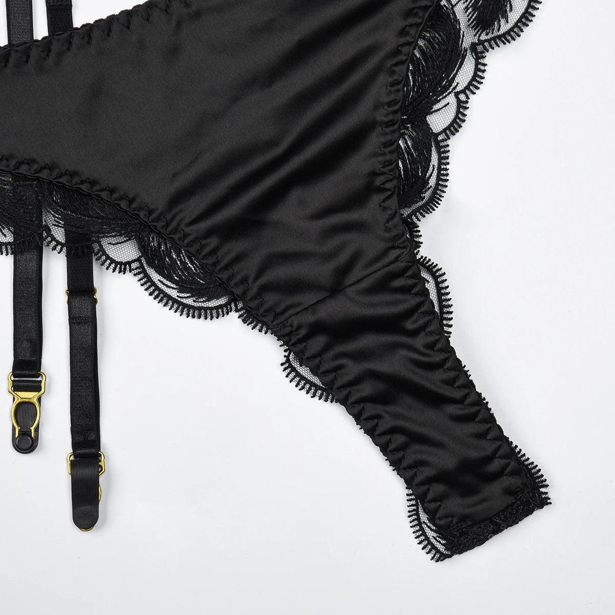 Midnight Jewel Lingerie Set