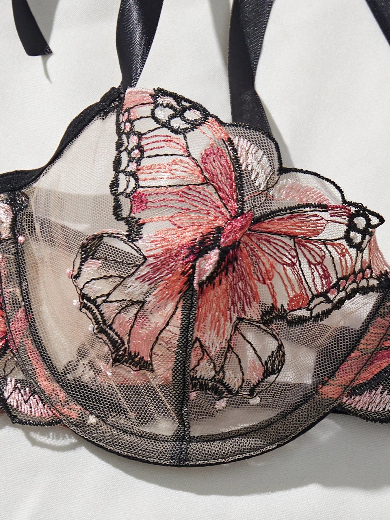 Lace Butterfly Lingerie Set