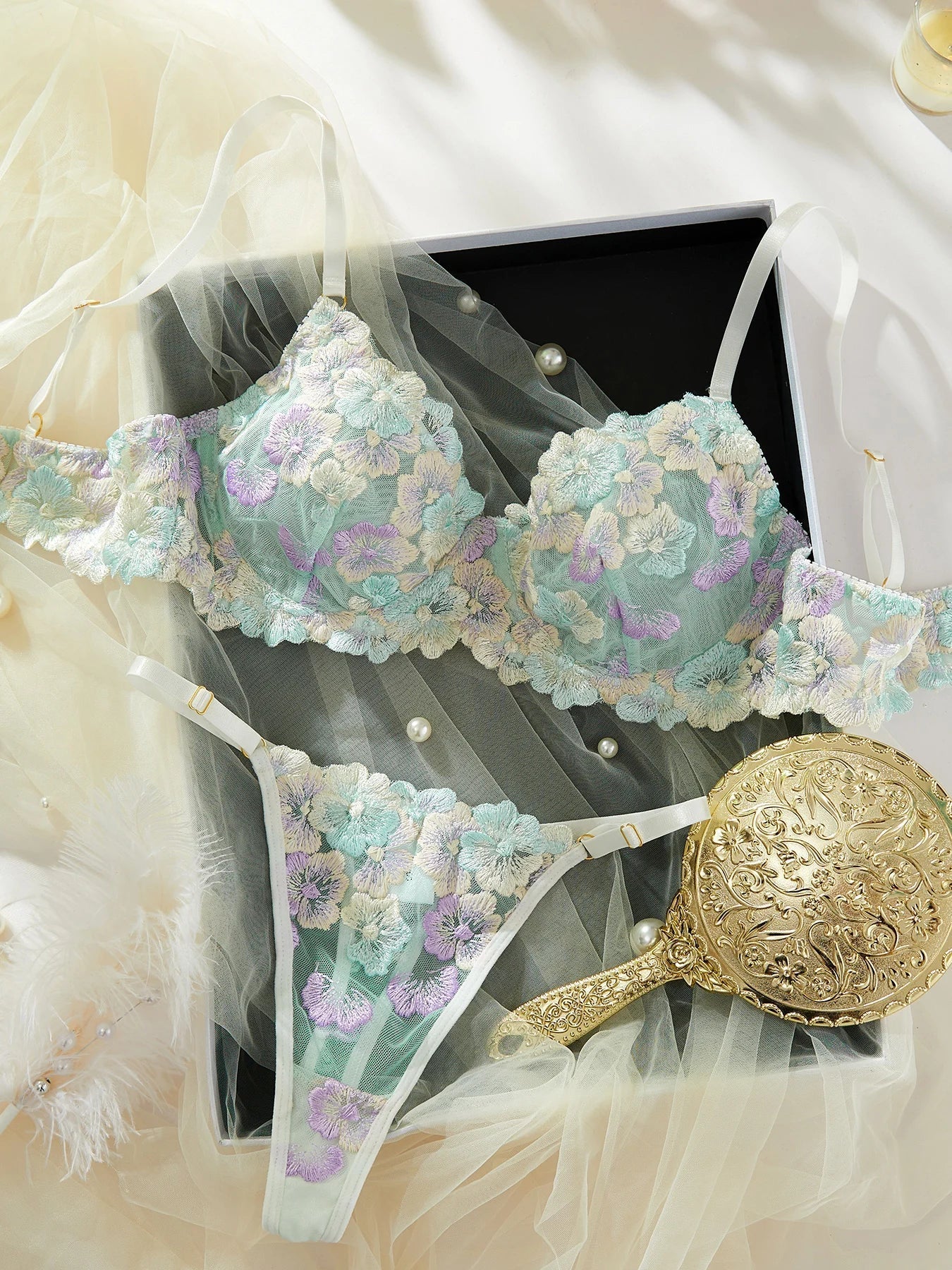 Cotton Candy Lingerie Set