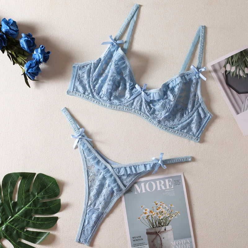 Bleu Ciel Lingerie Set