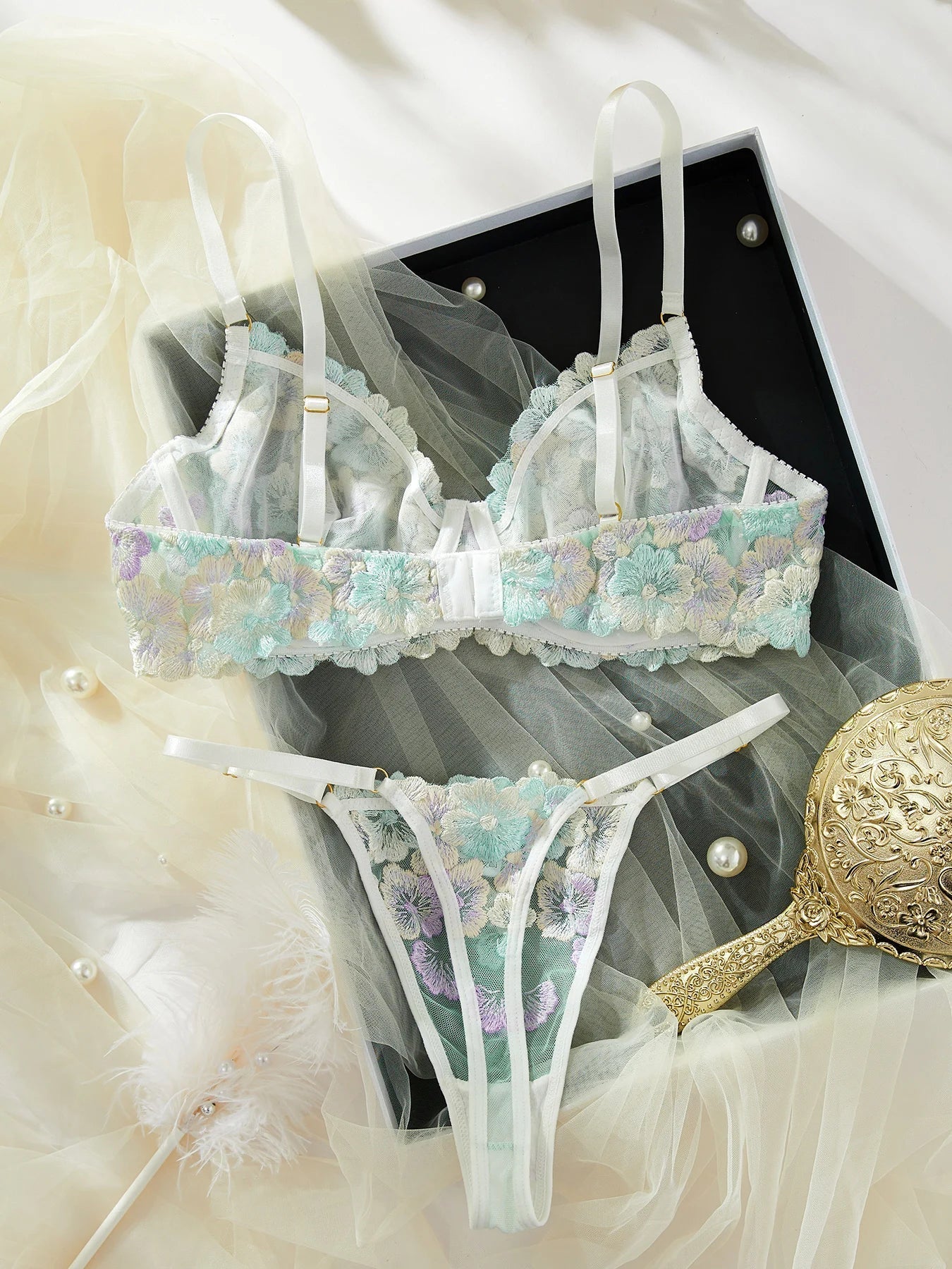 Cotton Candy Lingerie Set