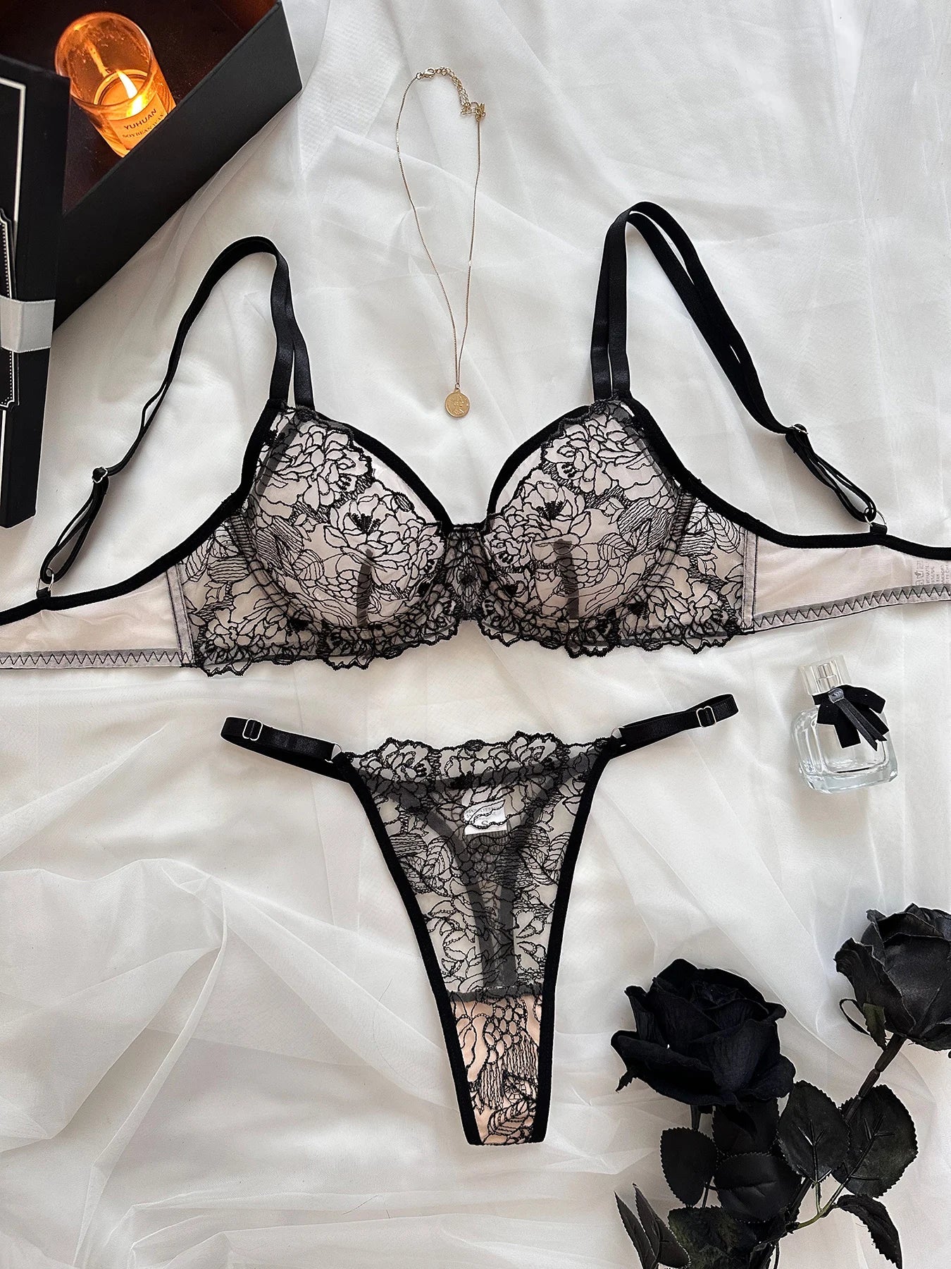 Conjunto de Lingerie Morganaβ’ | O Segredo das Mulheres (FRETE GRΓTIS) - savina