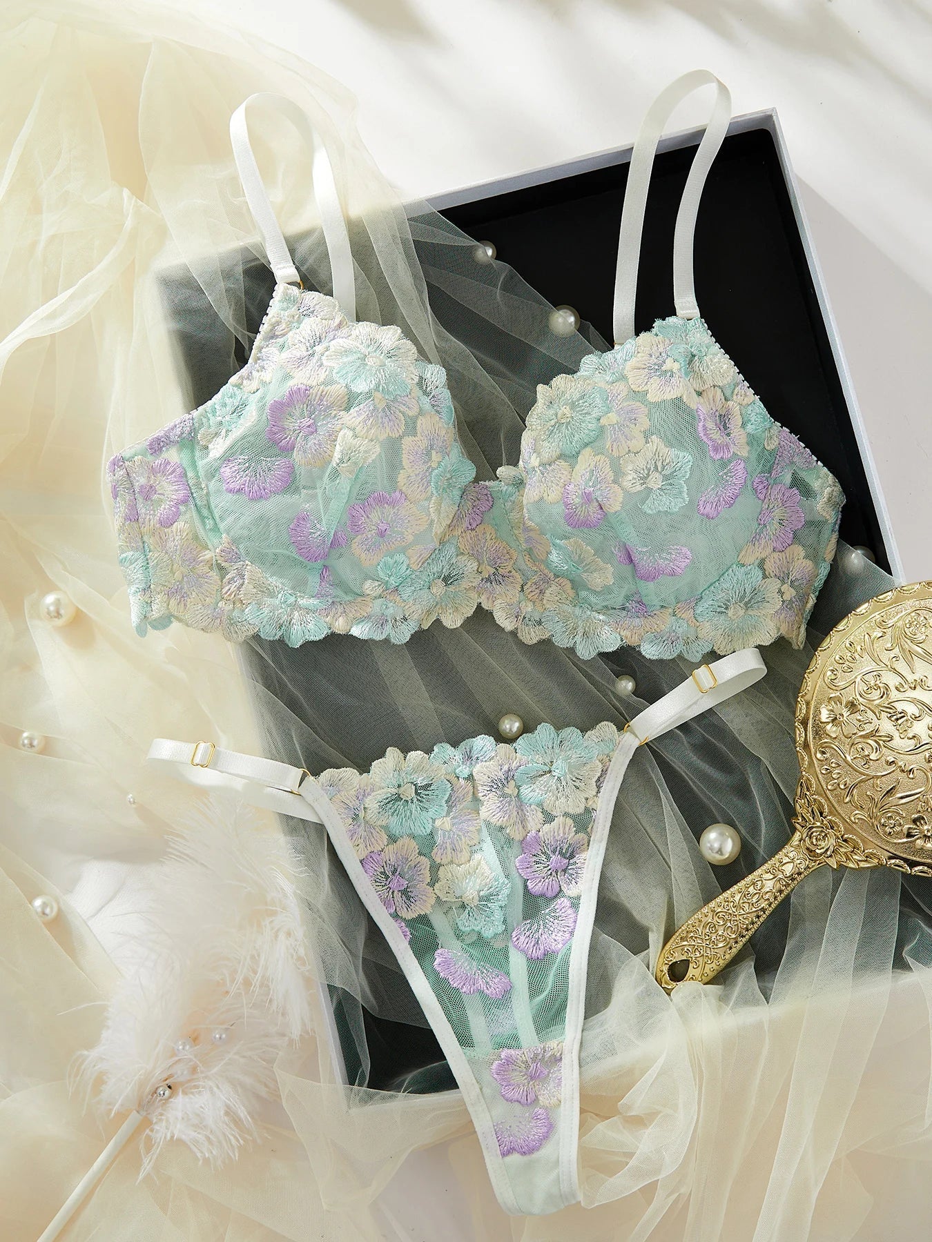 Cotton Candy Lingerie Set