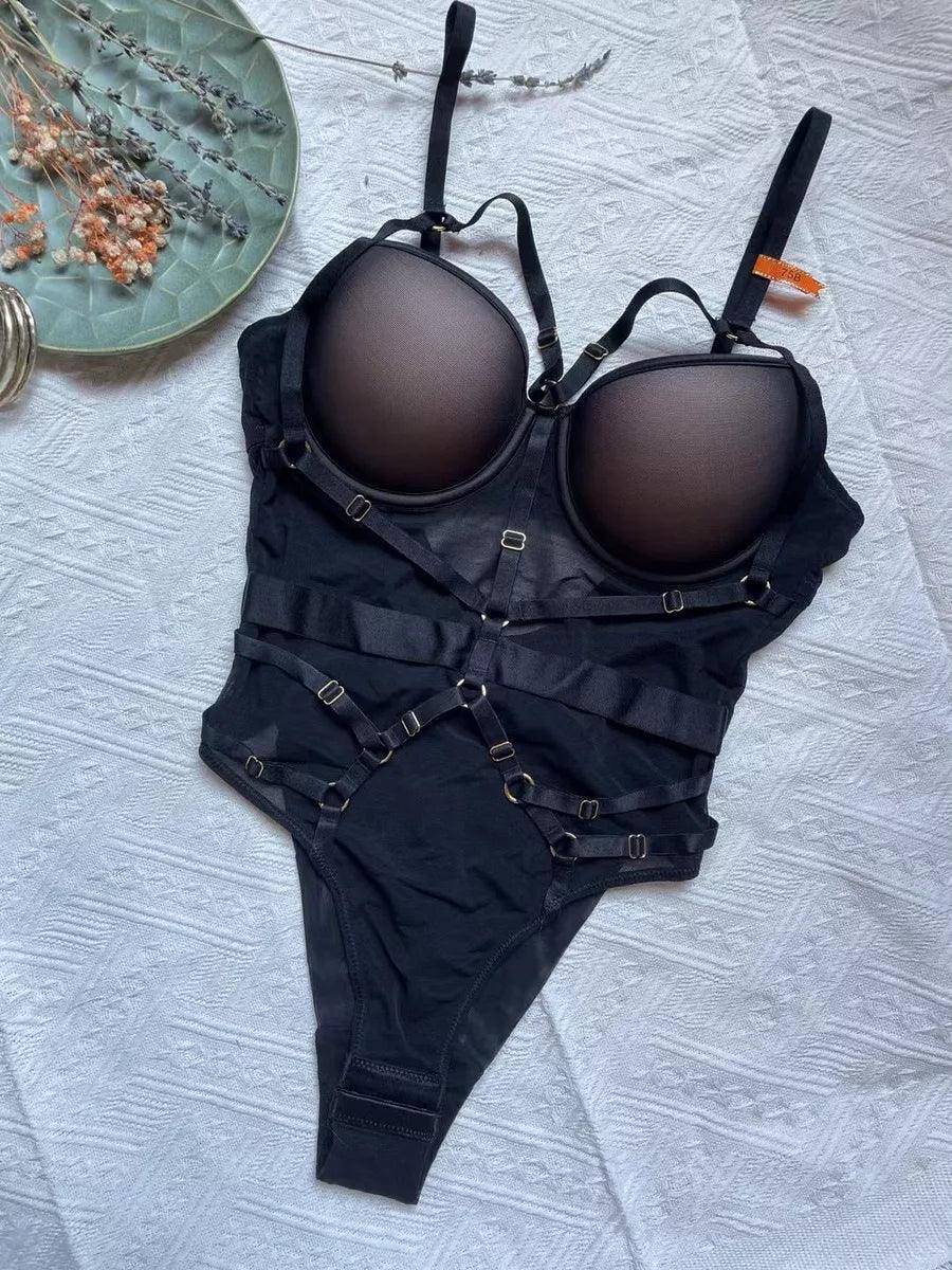 Caprisse Black Bodysuit