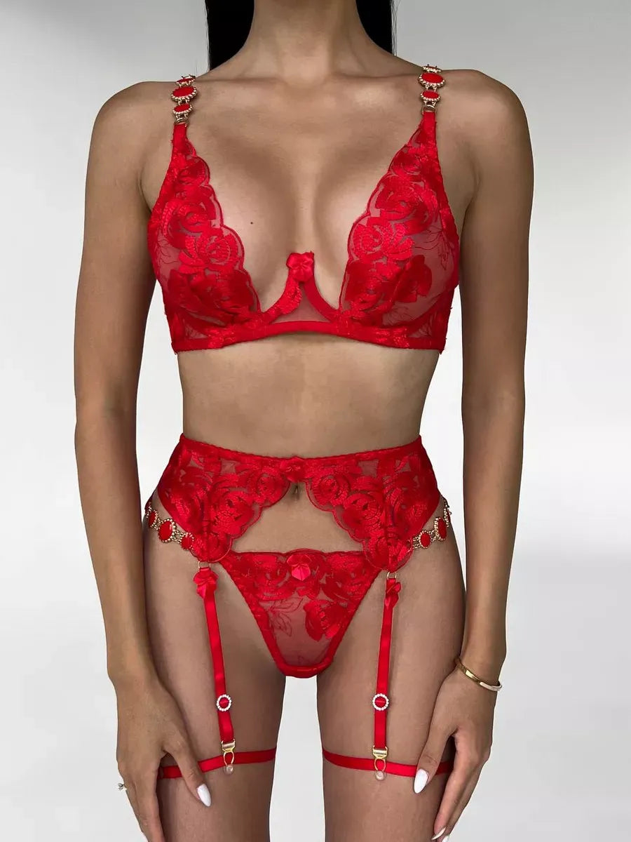 Cleo Velvet Lingerie Set