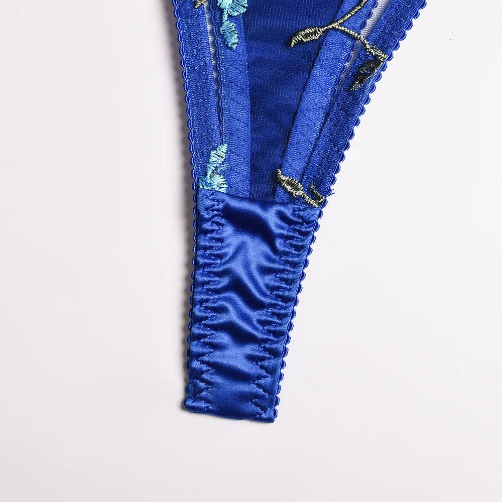 Livia Blue Lingerie Set
