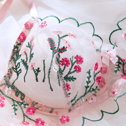 FlowerLace Lingerie Set