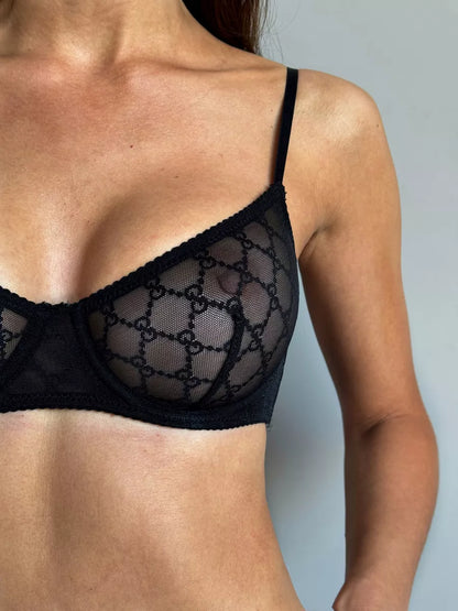 Oplence Black Lingerie Set