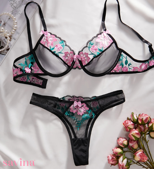 MidFlower Lingerie Set