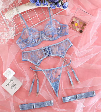 Sky Luxurious Lingerie Set