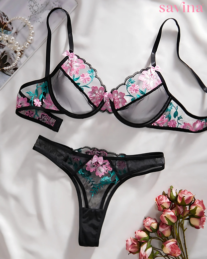 MidFlower Lingerie Set