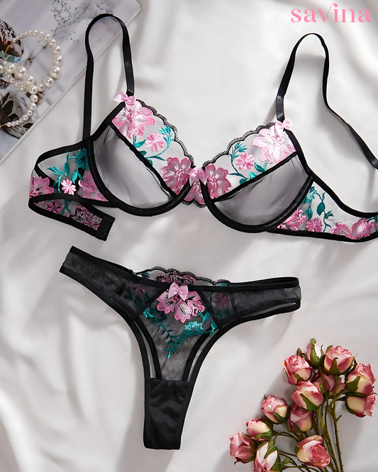 MidFlower Lingerie Set
