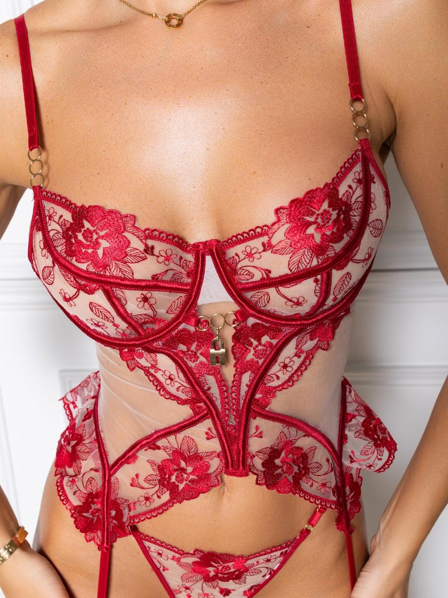 SecretLove Velvet Bodysuit