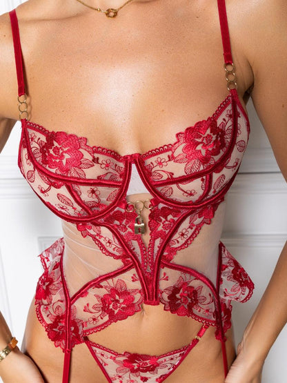 SecretLove Velvet Bodysuit