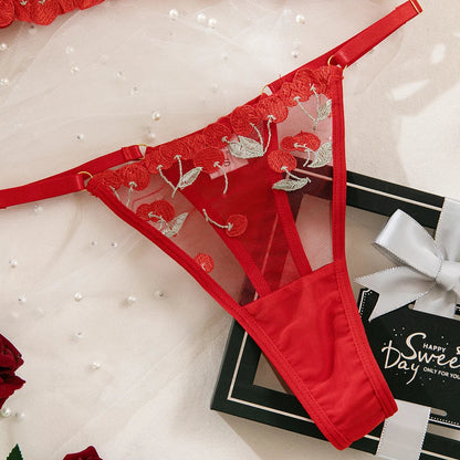 Cherry Bordo Lingerie Set