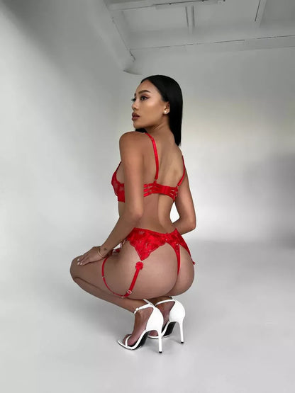 Cleo Velvet Lingerie Set