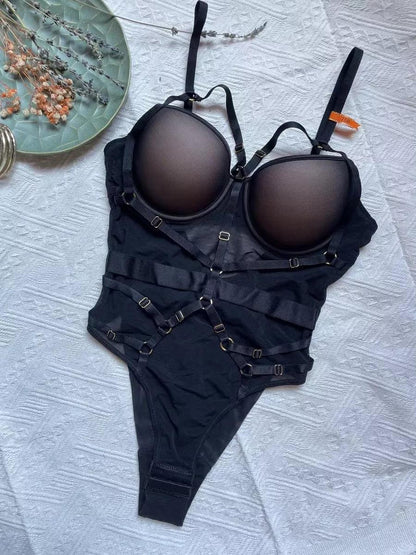Caprisse Black Bodysuit